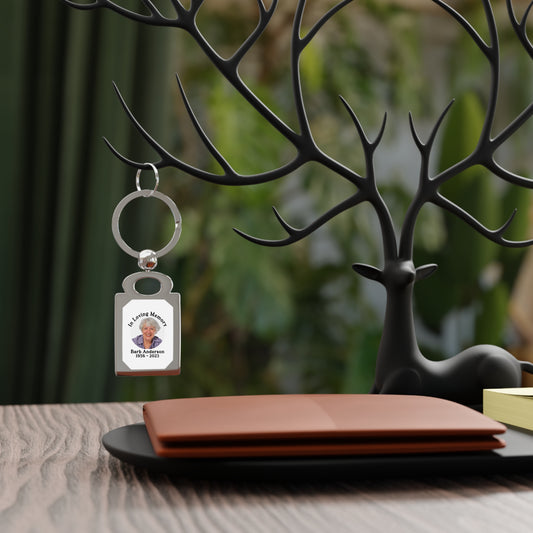 Personalized Memorial Photo Keyring