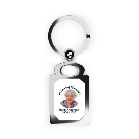 Personalized Memorial Photo Keyring